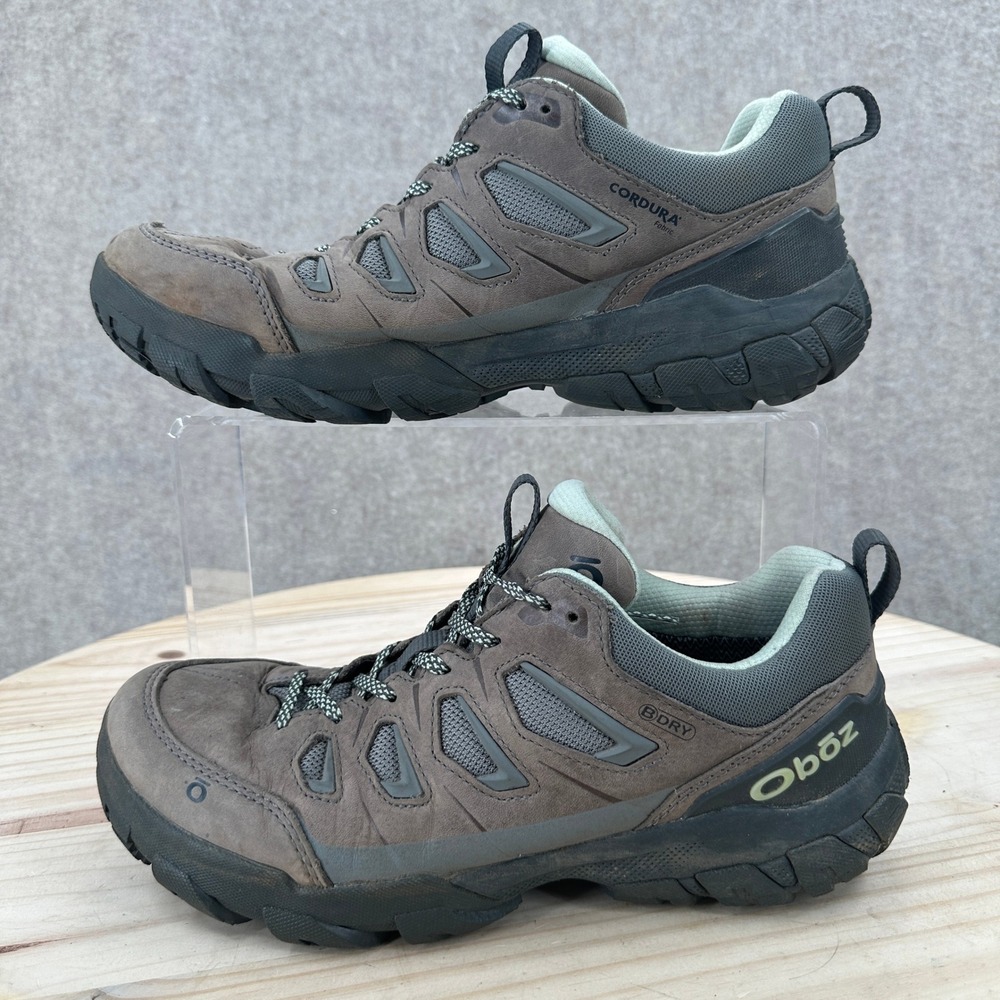 Oboz Sawtooth X Low B-DRY Hiking Shoes Womens 9 Brown Waterproof Cordura